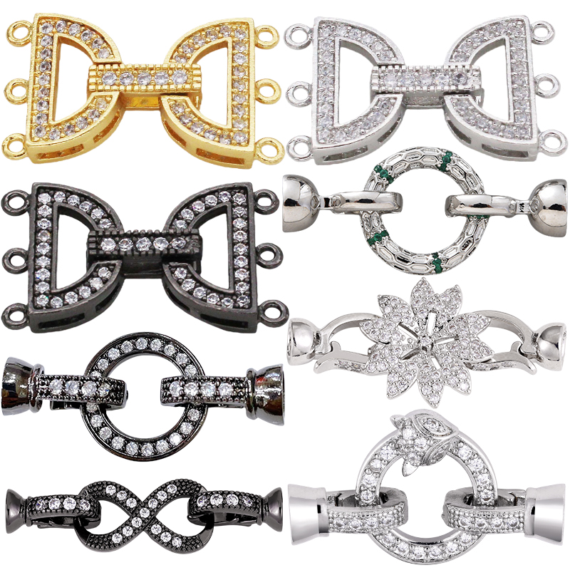 Jewelry Making With Beads - Juya 18K Vergulde Decoratieve Connector Sluiting