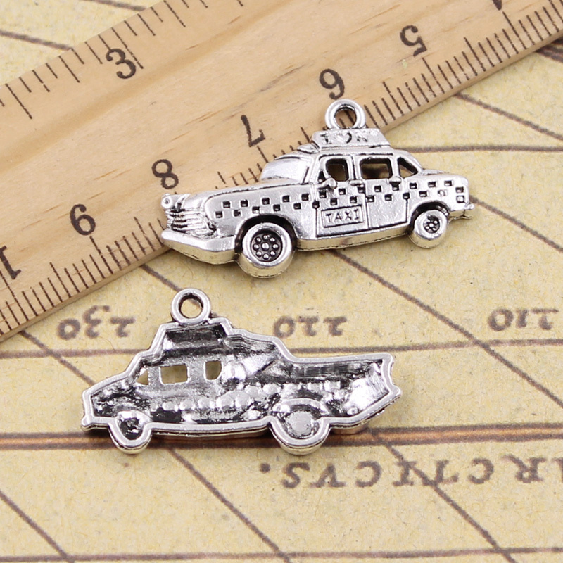 Jewelry Making York - 15pcs Charms New York Taxi Auto