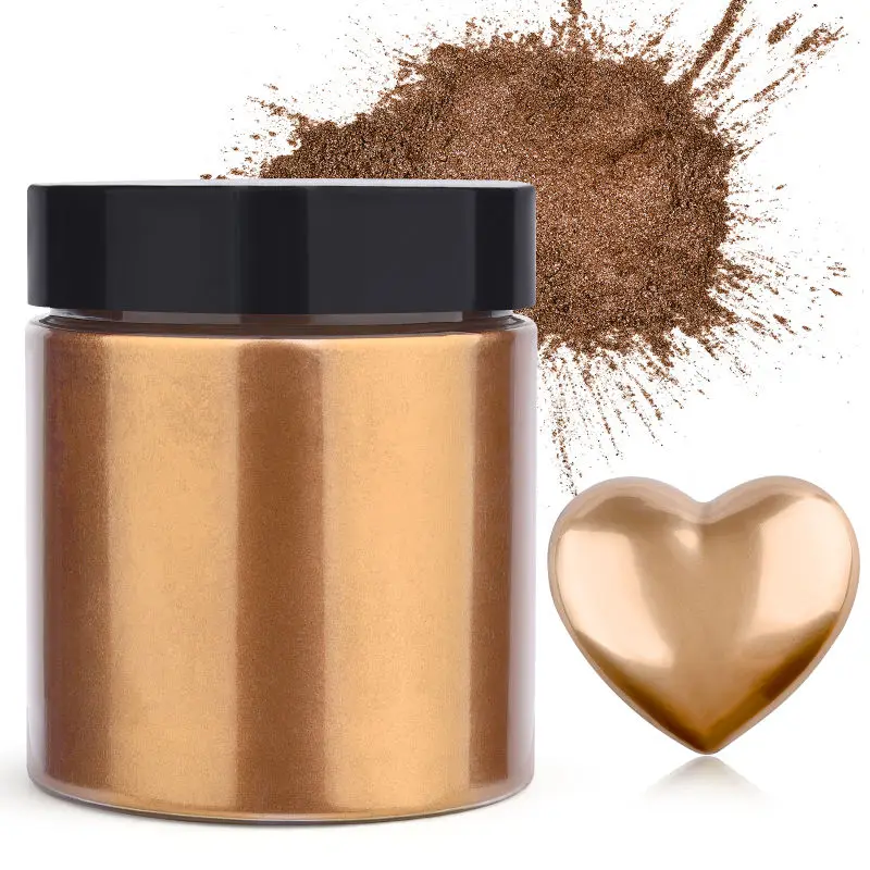 Jewelry Making Uv Resin Kit - 50g/Fles Metallic Glitter Poeder Goud Zilver