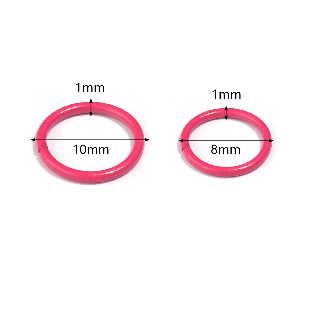 Jewelry Making Closed Jump Rings - 50 stuks 8/10mm ijzeren splitring open