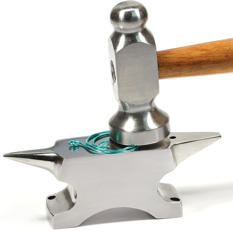 Jewelry Making Desk - Professionele roestvrijstalen werkbank aambeeld met hoornmatrijs