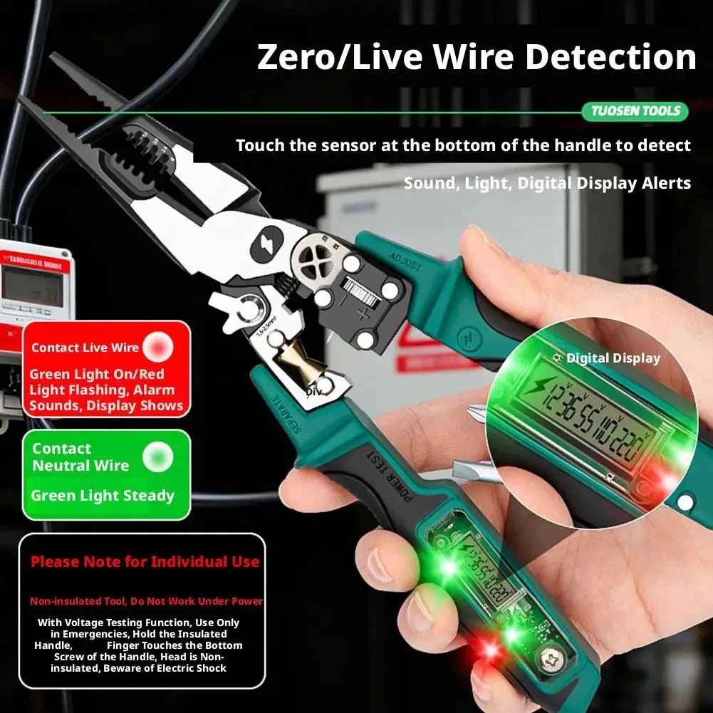 Jewelry Making Needle Nose Pliers - Multifunctionele, zware kwaliteit, gelegeerd stalen draadstripper-