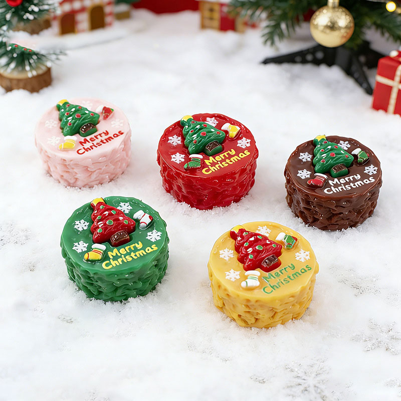 Jewelry Making Desk - 10 stuks hars imitatie kerstboomvormige cupcakes