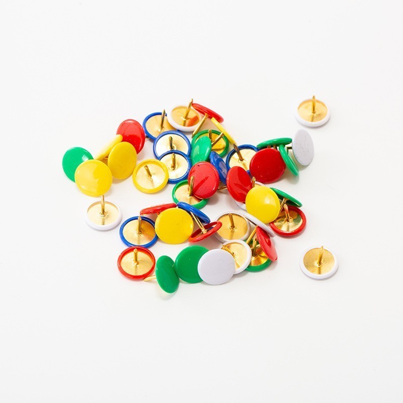 Head Pin Assorted - 200 stuks push-pins met ronde kop,