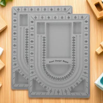 Jewelry Making Organizer - 2 stuks kralenontwerpplaten kettingontwerpblad sieraden maken