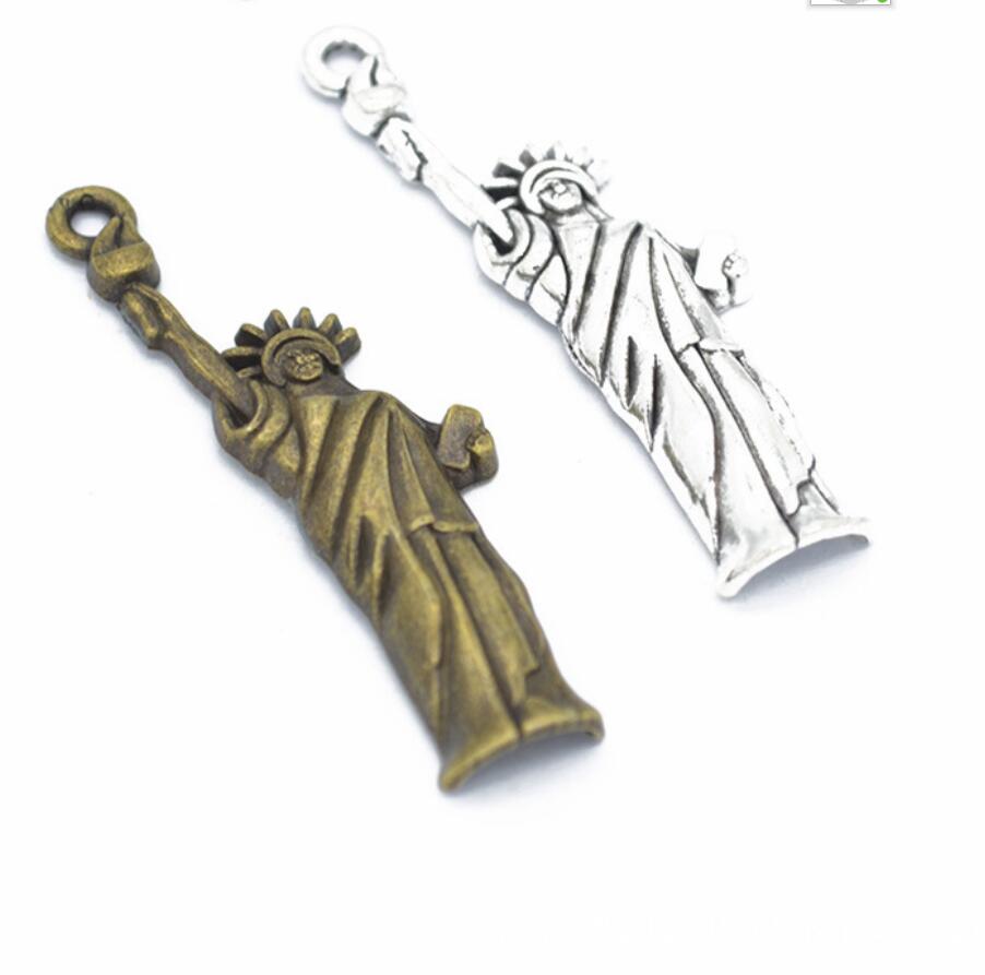 Jewelry Making York - 5pcs Charms Vrijheidsbeeld New York 50*14mm