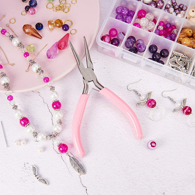 Jewelry Making Needle Nose Pliers - Groothandel Mini Tangen Diagonaal Ronde Gebogen