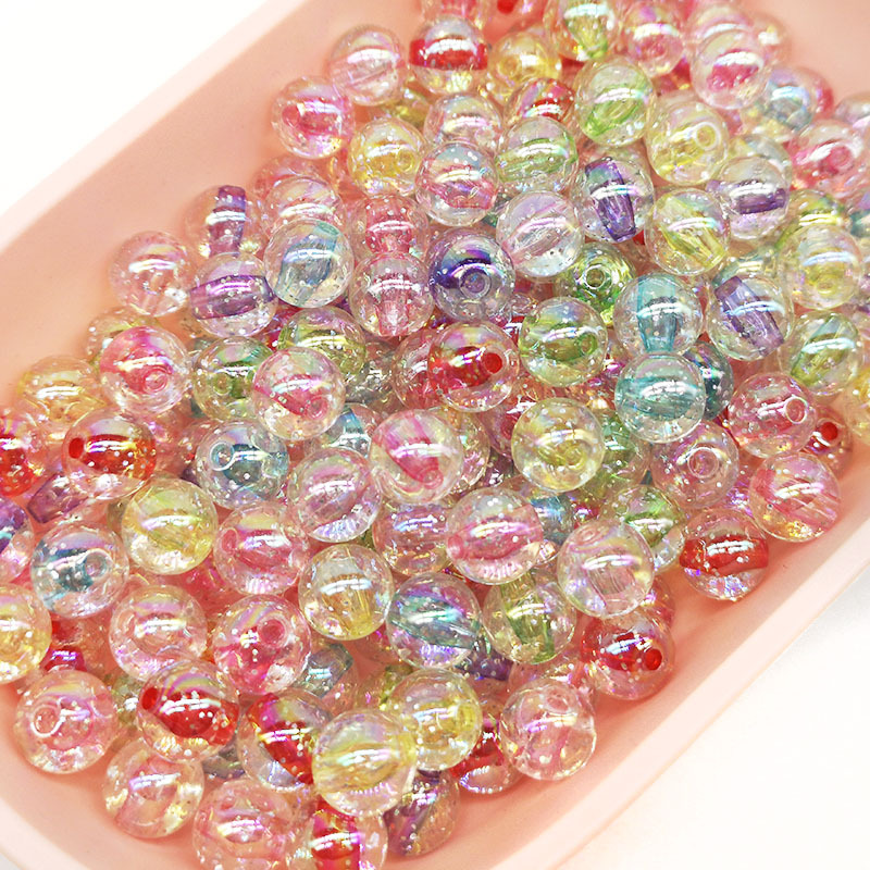 Jewelry Making 4 Year Old - 50Pcs 10Mm Acryl Kralen Kleurrijke Geverfd