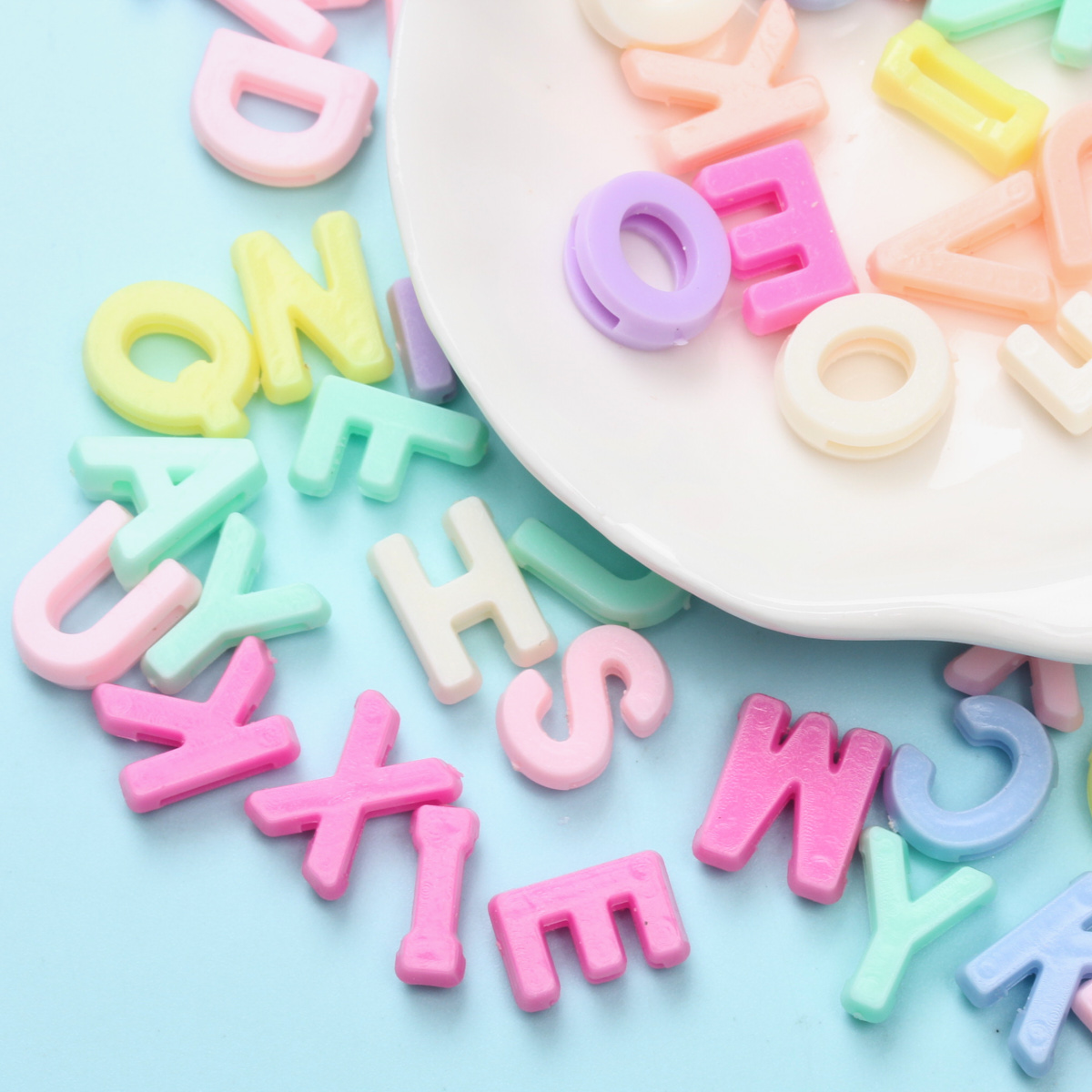 Jewelry Making 4 Year Old - 12-19Mm 20/60 Stuks Ronde Druppel Letter
