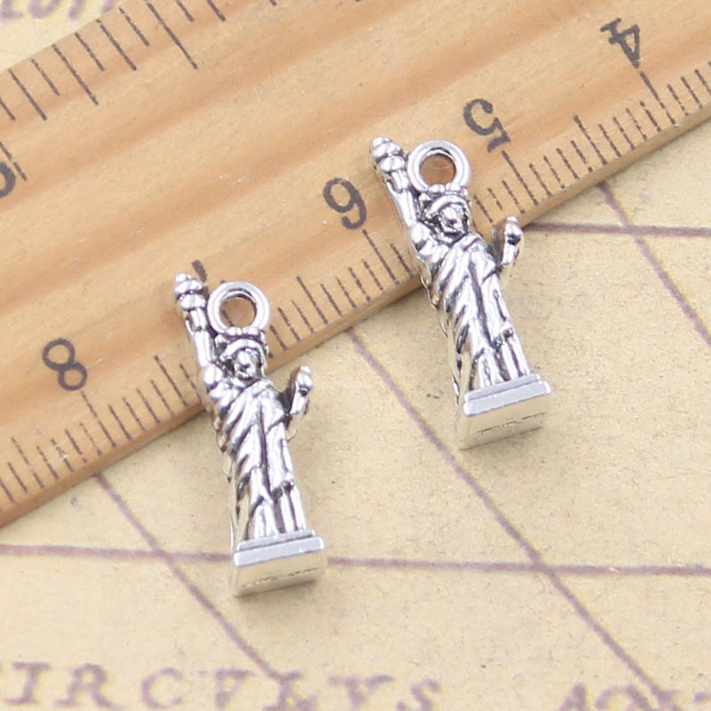 Jewelry Making York - 10pcs Charms New York Vrijheidsbeeld 21x7x6mm