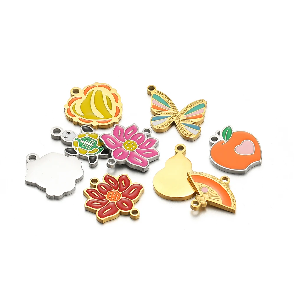 Jewelry Making 4 Year Old - 5 stuks roestvrij staal lotus vlinder