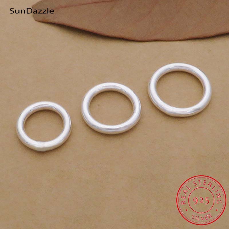 Jewelry Making Closed Jump Rings - 10 stks Echt Real Pure Solid