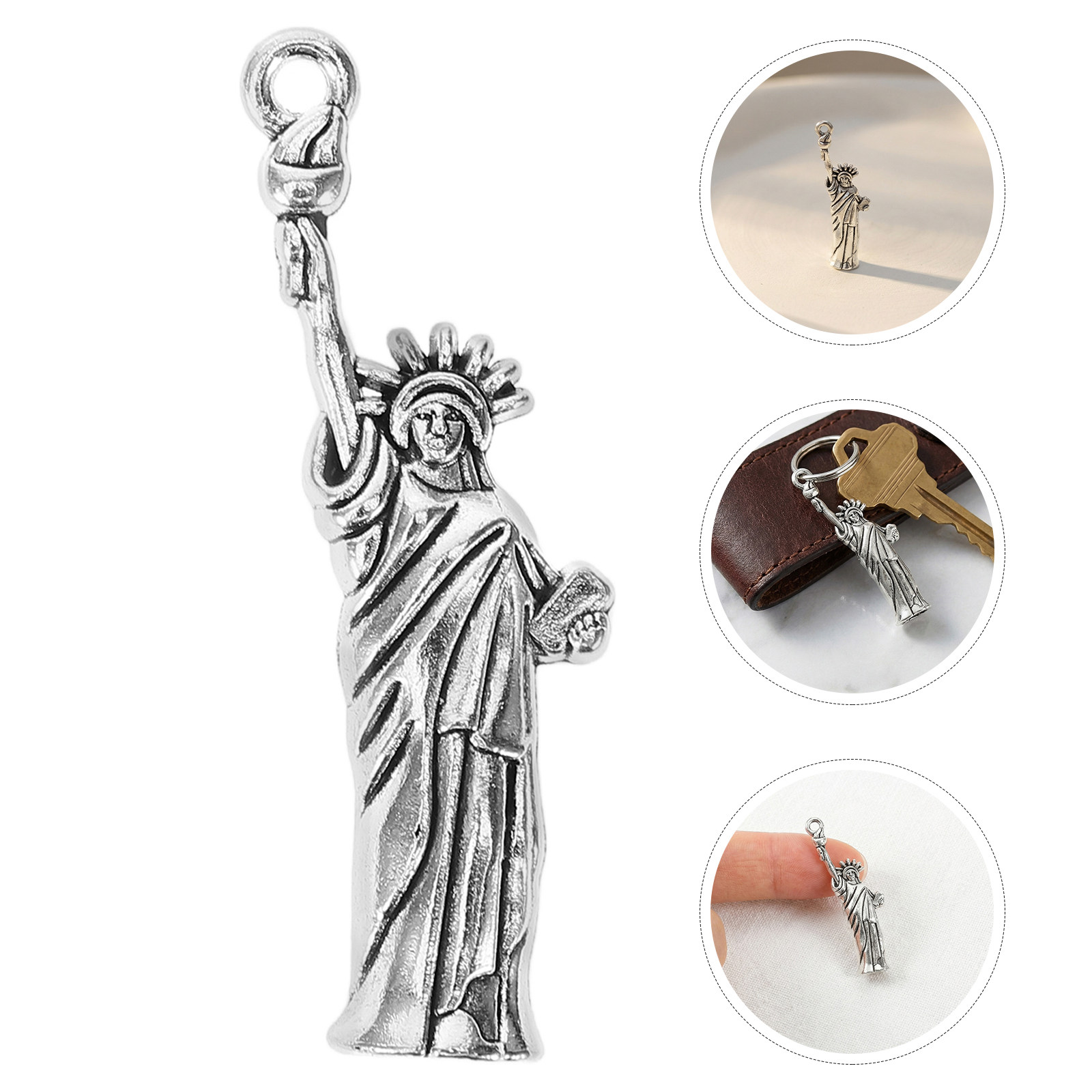 Jewelry Making York - 50 stuks Vrijheidsbeeld Charms, legering afwerking,