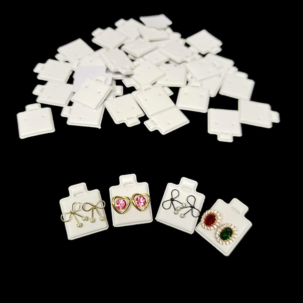 Jewelry Making Organizer - 100 Stks/zak Oor Studs Houder Witte
