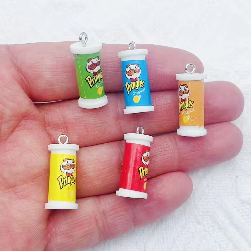 Jewelry Making Resin - 10 stuks simulatie 3D emmer aardappelchips