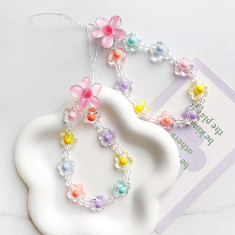 Jewelry Making With Beads - Kleurrijke zon bloem kralen mobiele telefoon