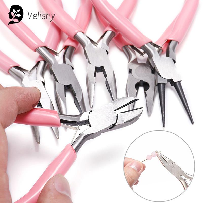 Jewelry Making Needle Nose Pliers - 1Pc Mini Tang Diagonale Ronde Gebogen