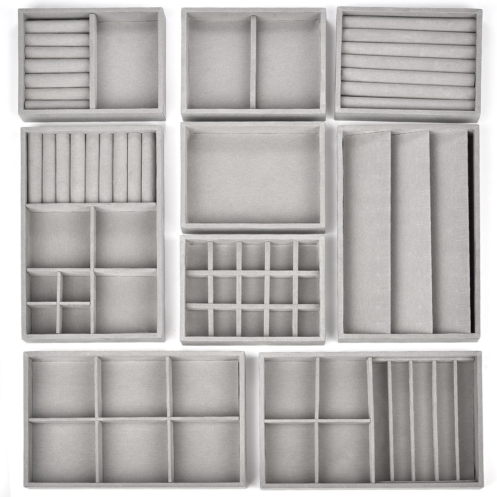 Jewelry Making Organizer - Fluwelen Sieradendoos Display Lade Lade Opslag