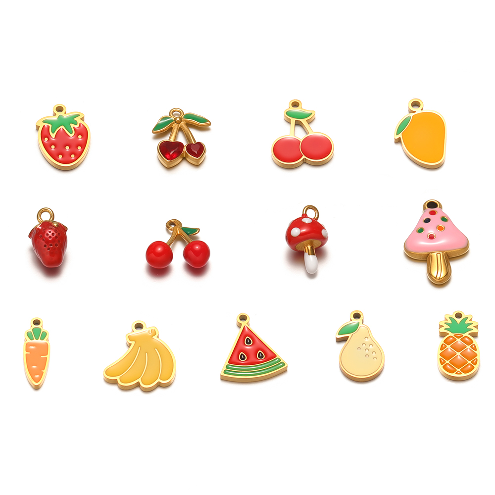 Jewelry Making 4 Year Old - 5 stuks roestvrij staal schattige paddestoel