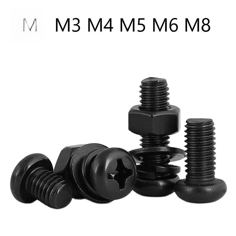 M3 M4 M5 M6 M8 Zwart geoxideer - Head Pin Assorted recensie en prijs