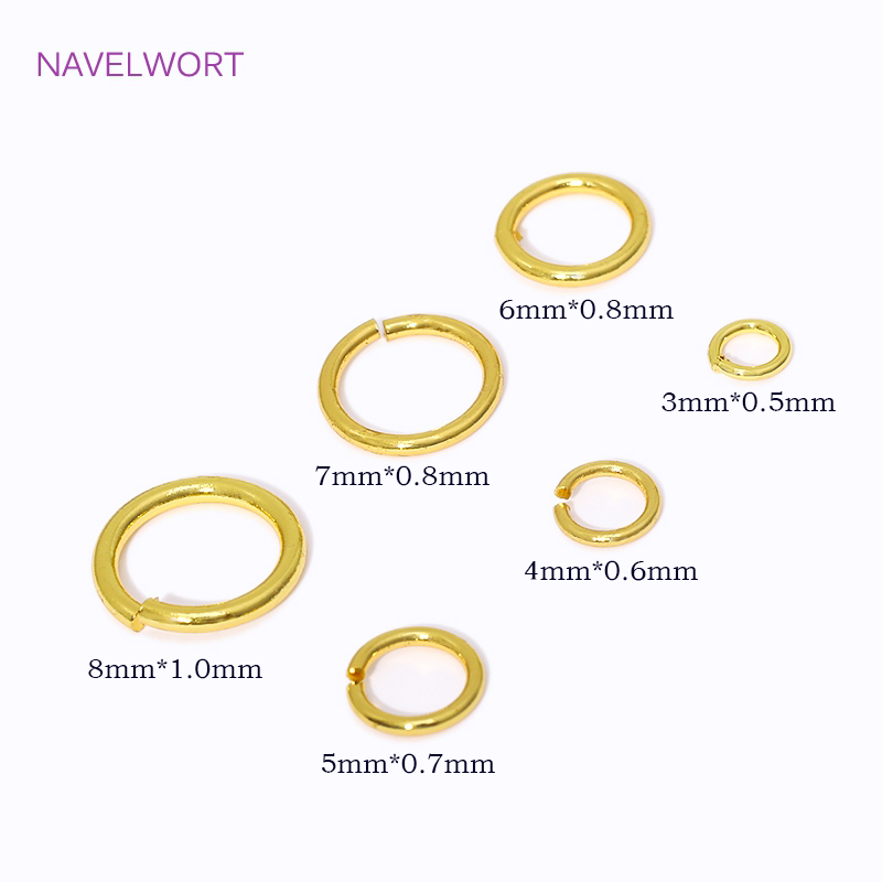 14K/18K Vergulde Split Ring Op - Jewelry Making Closed Jump Rings recensie en prijs