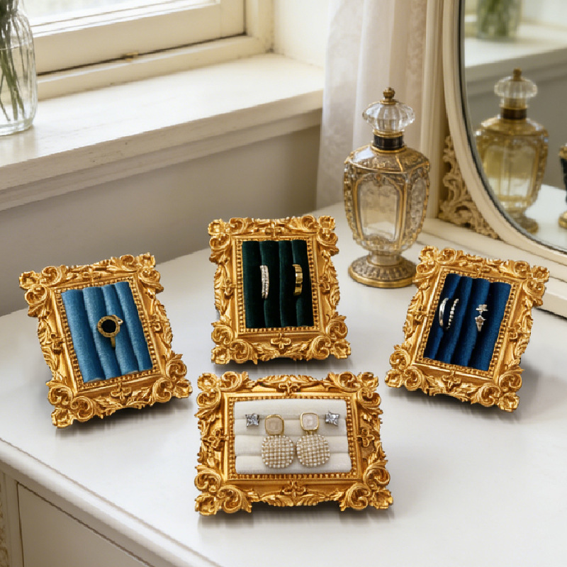 Vintage fotolijst ring display - Jewelry Making Organizer recensie en prijs