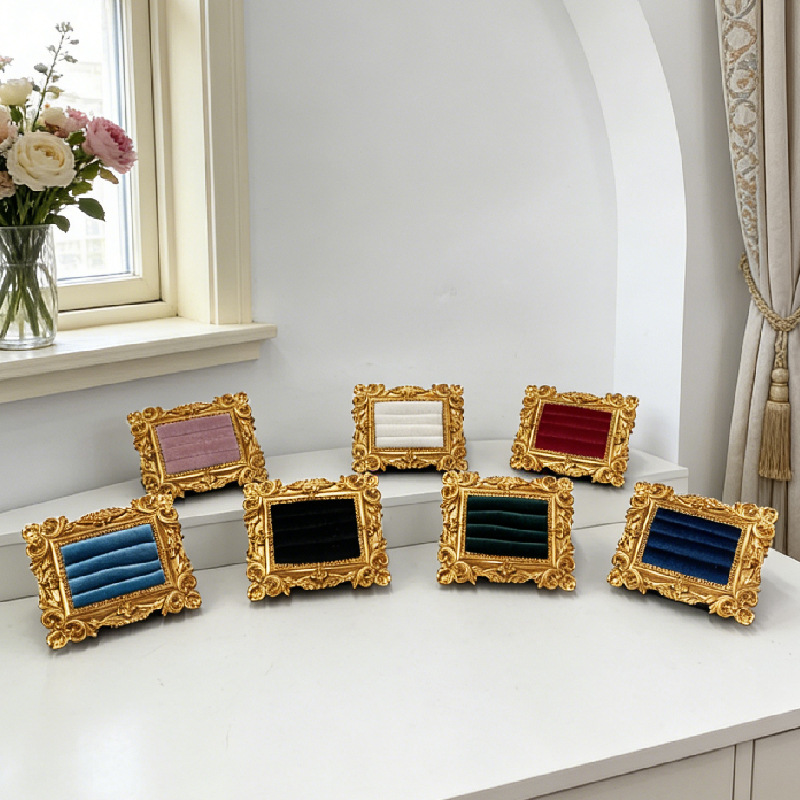 Vintage fotolijst ring display - Jewelry Making Organizer recensie en prijs
