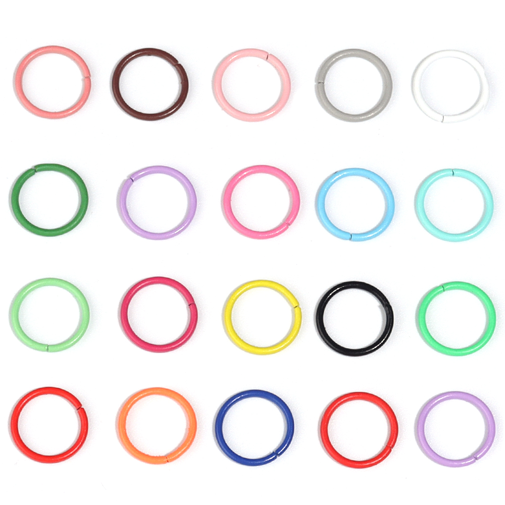 50 stuks 8/10mm ijzeren splitr - Jewelry Making Closed Jump Rings recensie en prijs
