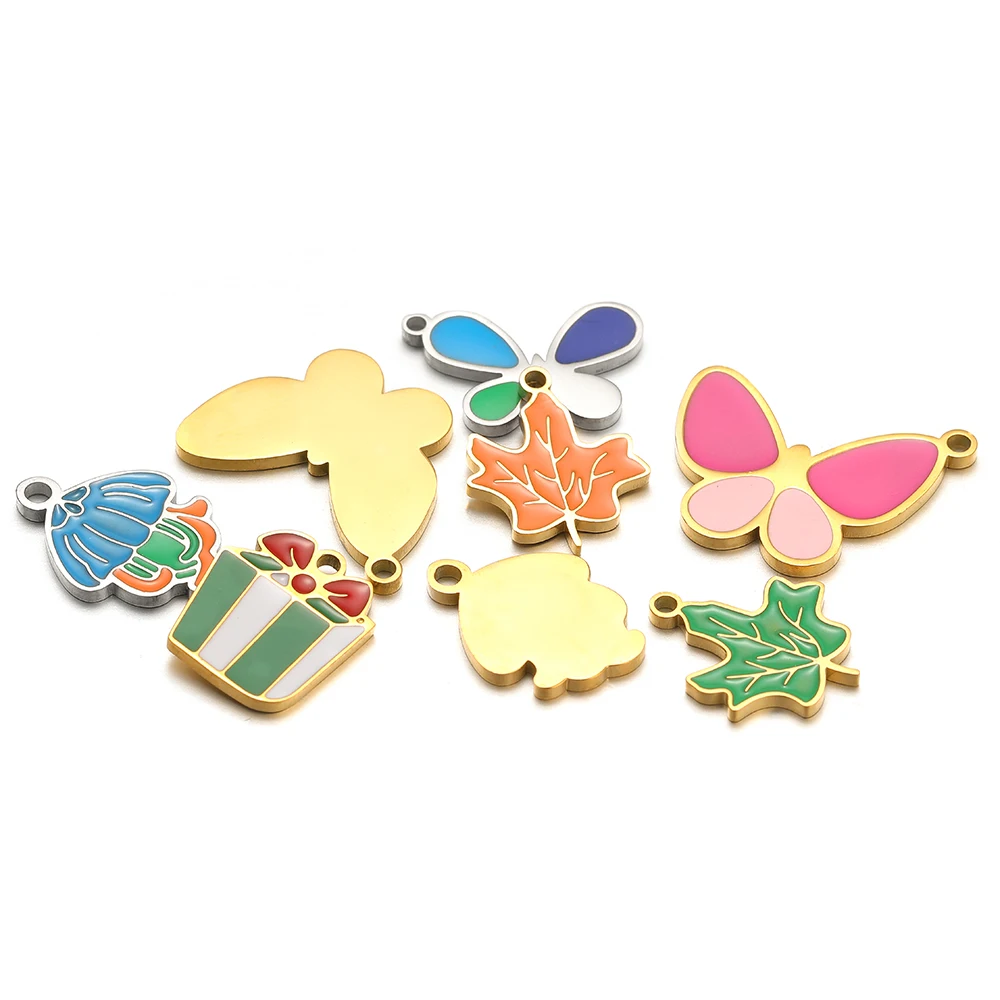 5 stks Rvs Ster Vlinder Blad H - Jewelry Making 4 Year Old recensie en prijs