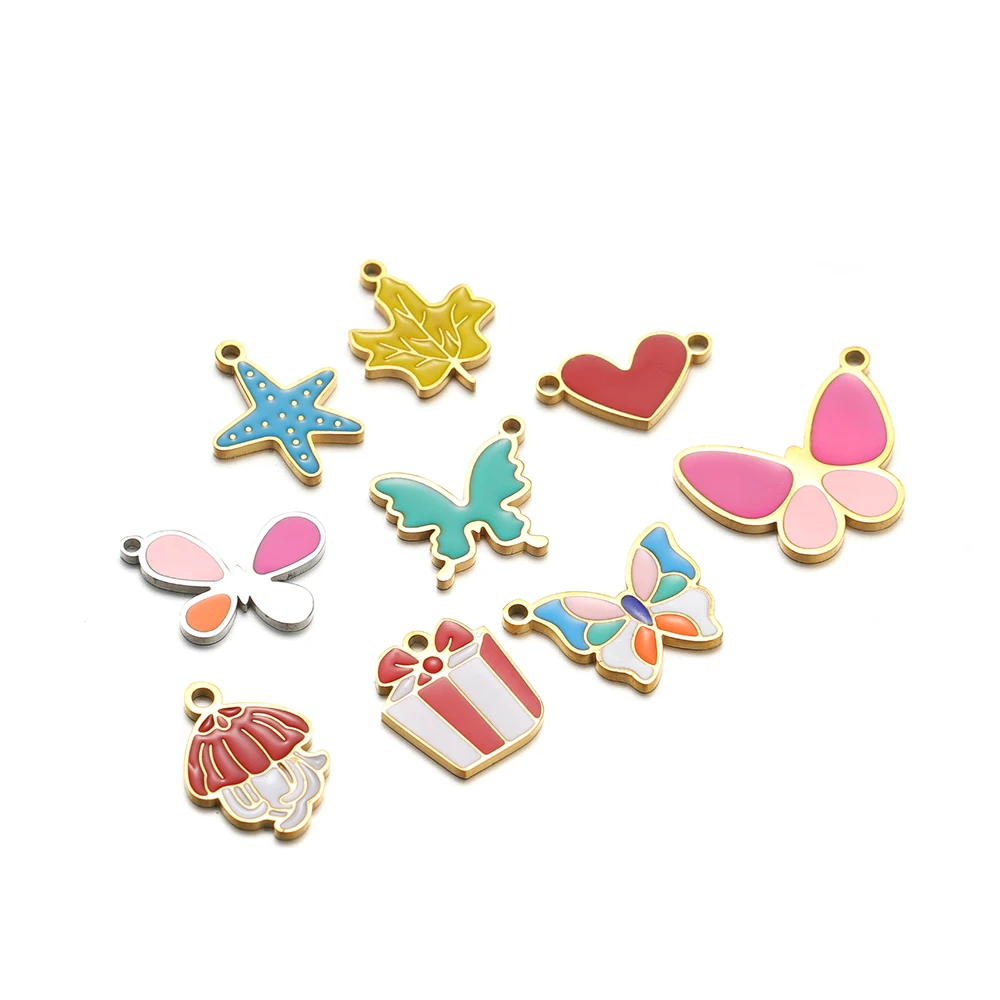 5 stks Rvs Ster Vlinder Blad H - Jewelry Making 4 Year Old recensie en prijs