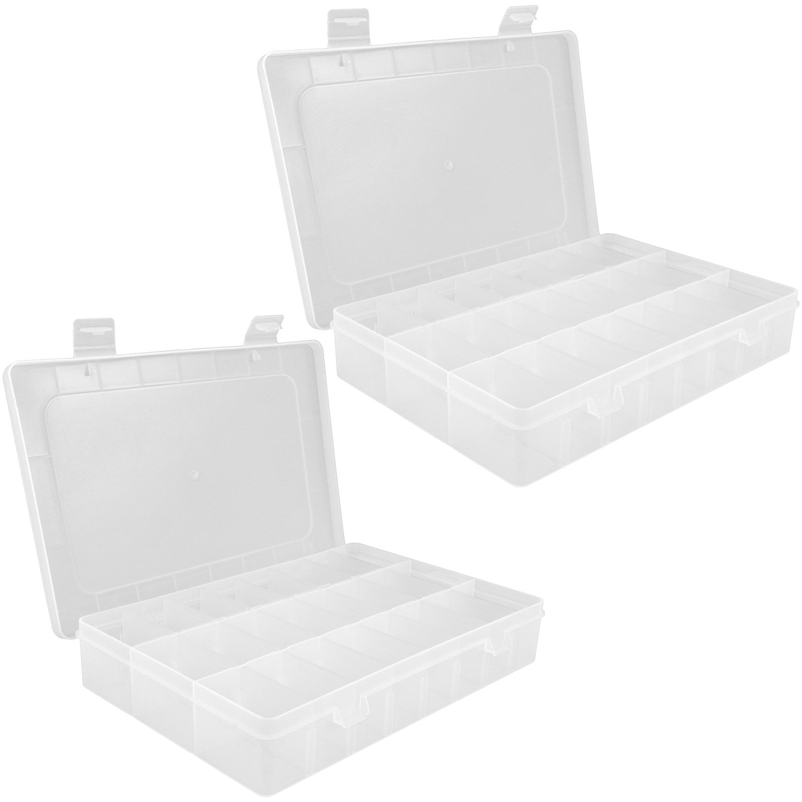 2 stuks plastic opbergdoos met - Jewelry Making Organizer recensie en prijs