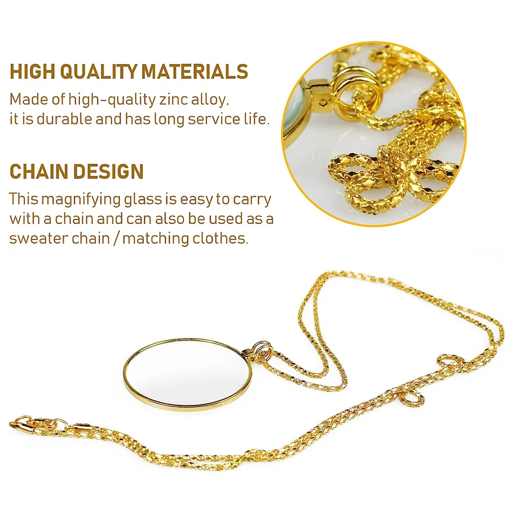 Ketting Vergrootglas Draagbare - Jewelry Making Magazines recensie en prijs