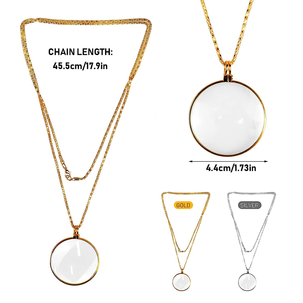 Ketting Vergrootglas Draagbare - Jewelry Making Magazines recensie en prijs