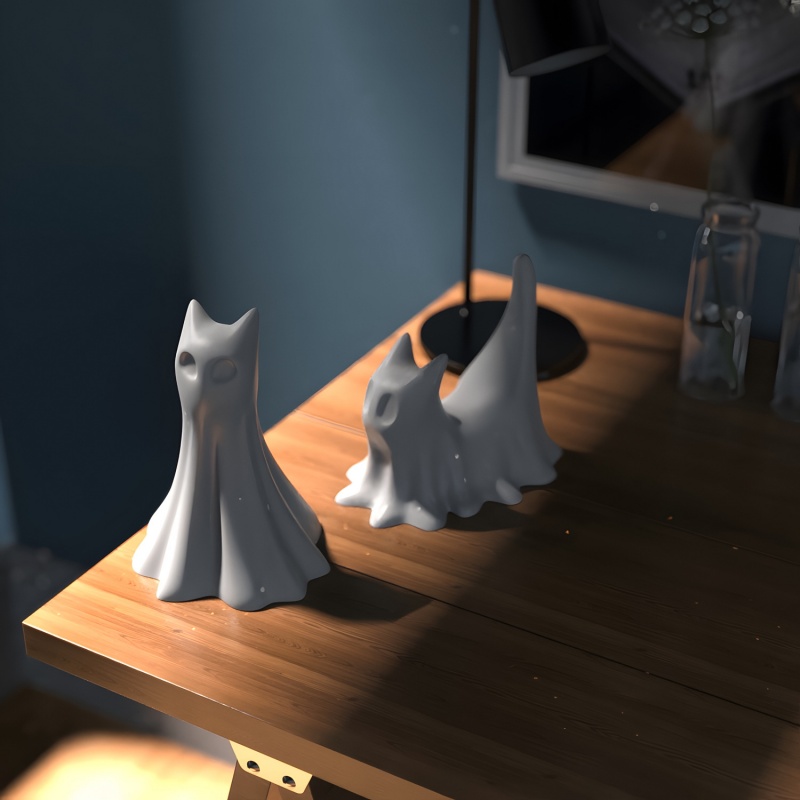 Ghost Cat Halloween Desktop Or - Jewelry Making Uv Resin Kit recensie en prijs