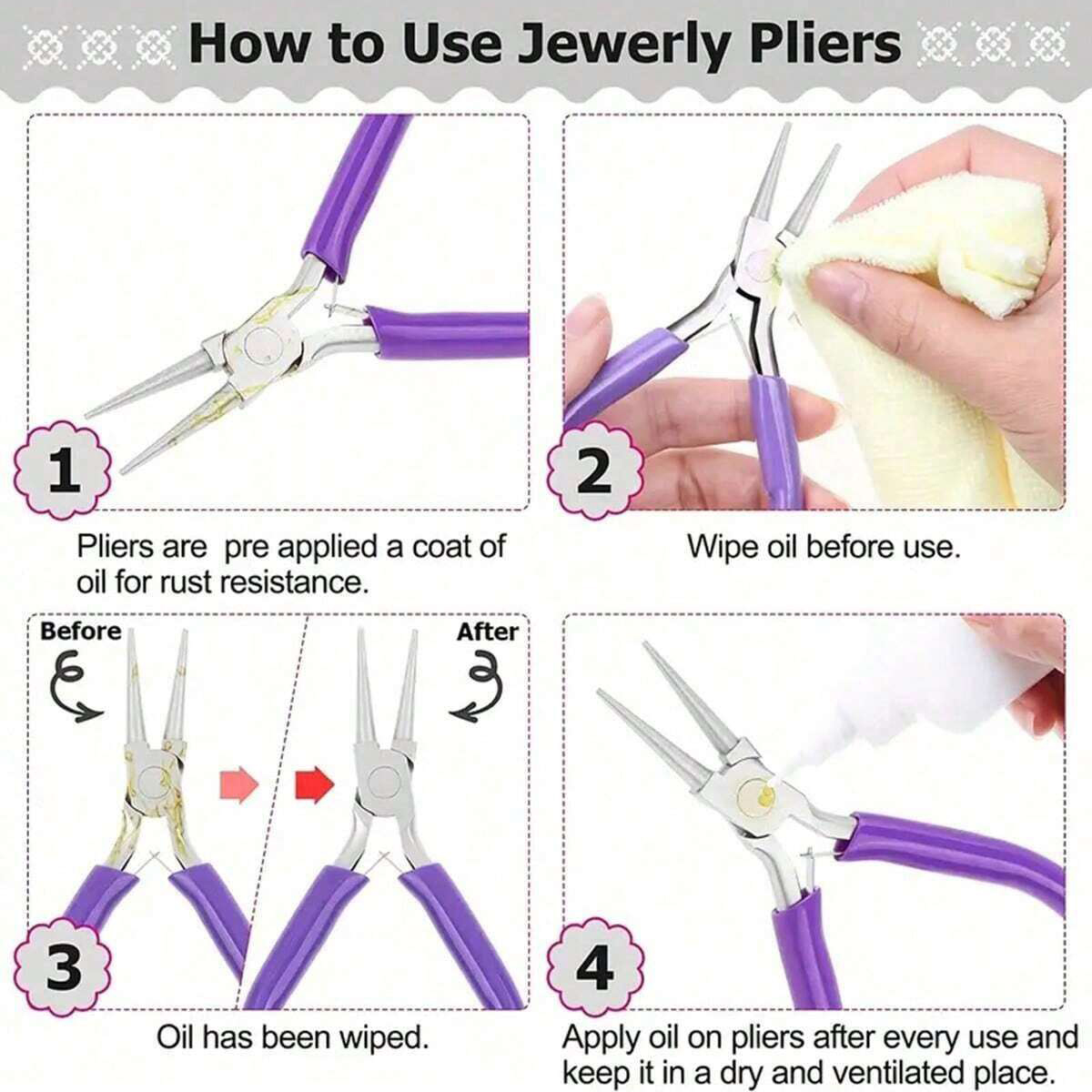 6/5/3-delige gereedschapset vo - Jewelry Making Needle Nose Pliers recensie en prijs