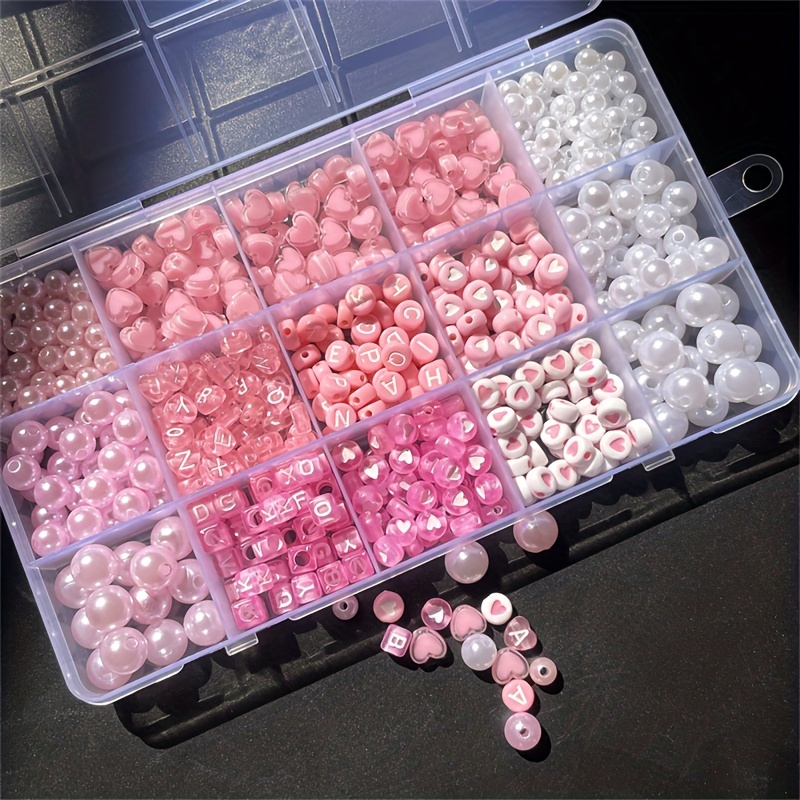 10-delige roze alfabetdoos, ac - Jewelry Making Organizer recensie en prijs