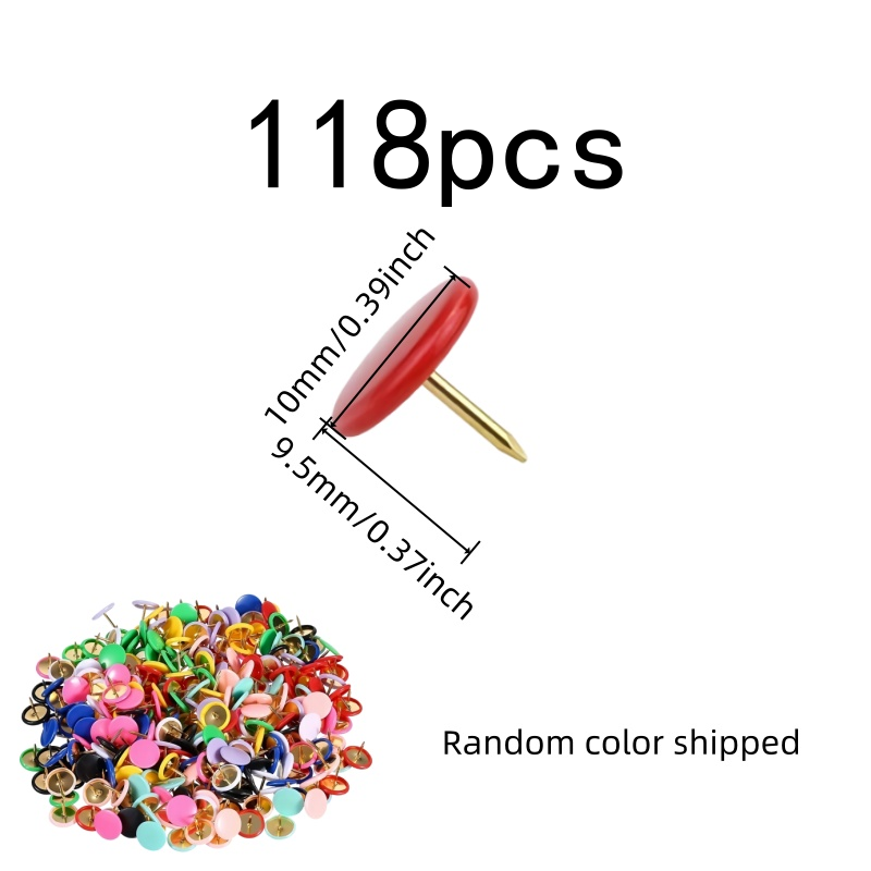 118 stuks ronde duimspelden, w - Head Pin Assorted recensie en prijs