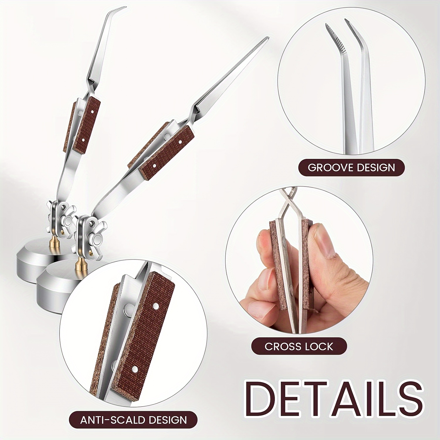 Soldeerpincet van de derde han - Jewelry Making Needle Nose Pliers recensie en prijs