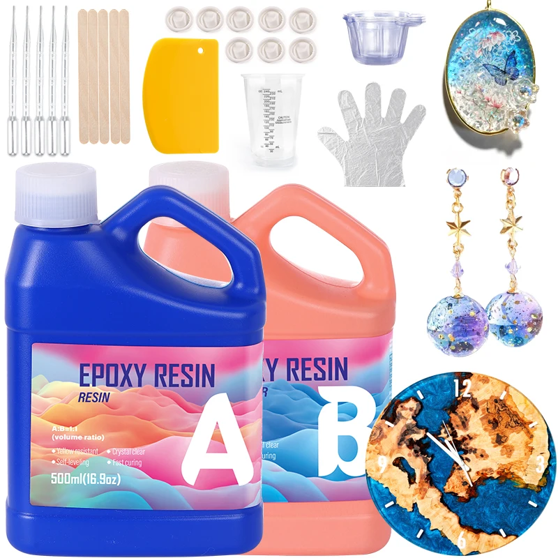 Eenvoudig te mengen epoxyhars  - Jewelry Making Uv Resin Kit recensie en prijs