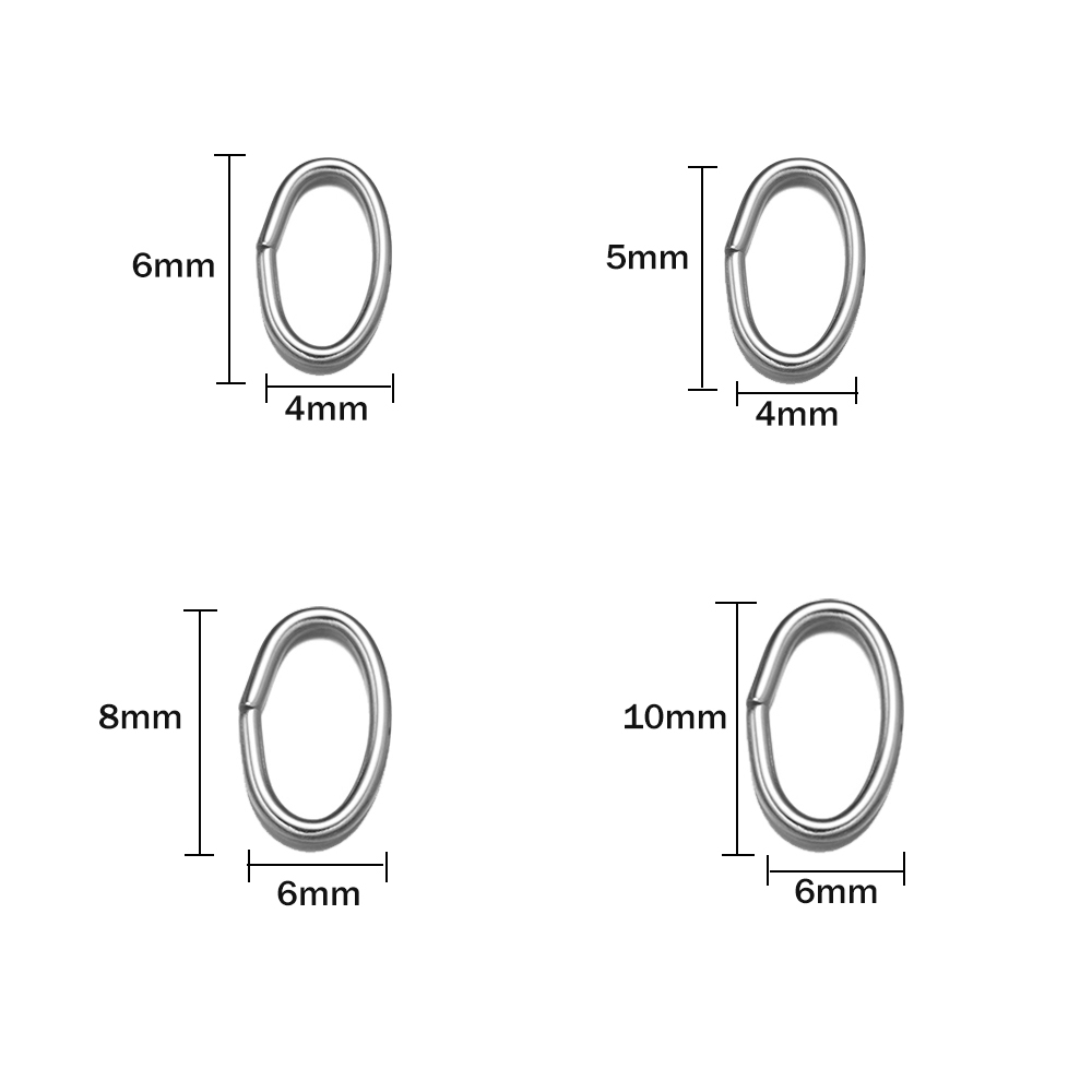 50 stuks 3 kleuren roestvrij s - Jewelry Making Closed Jump Rings recensie en prijs