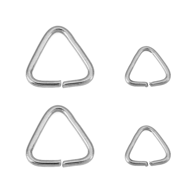 50 stuks 5mm 8mm RVS Driehoeki - Jewelry Making Closed Jump Rings recensie en prijs