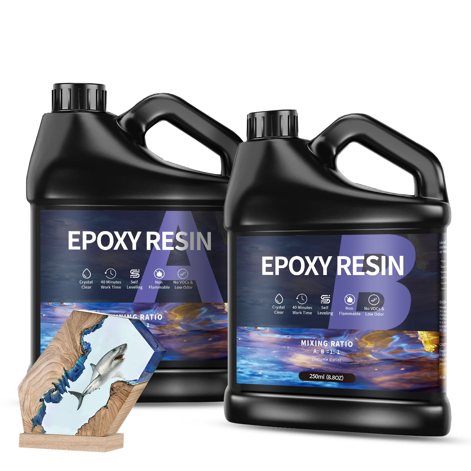 500g/1000g AB Epoxyharslijm Ho - Jewelry Making Uv Resin Kit recensie en prijs