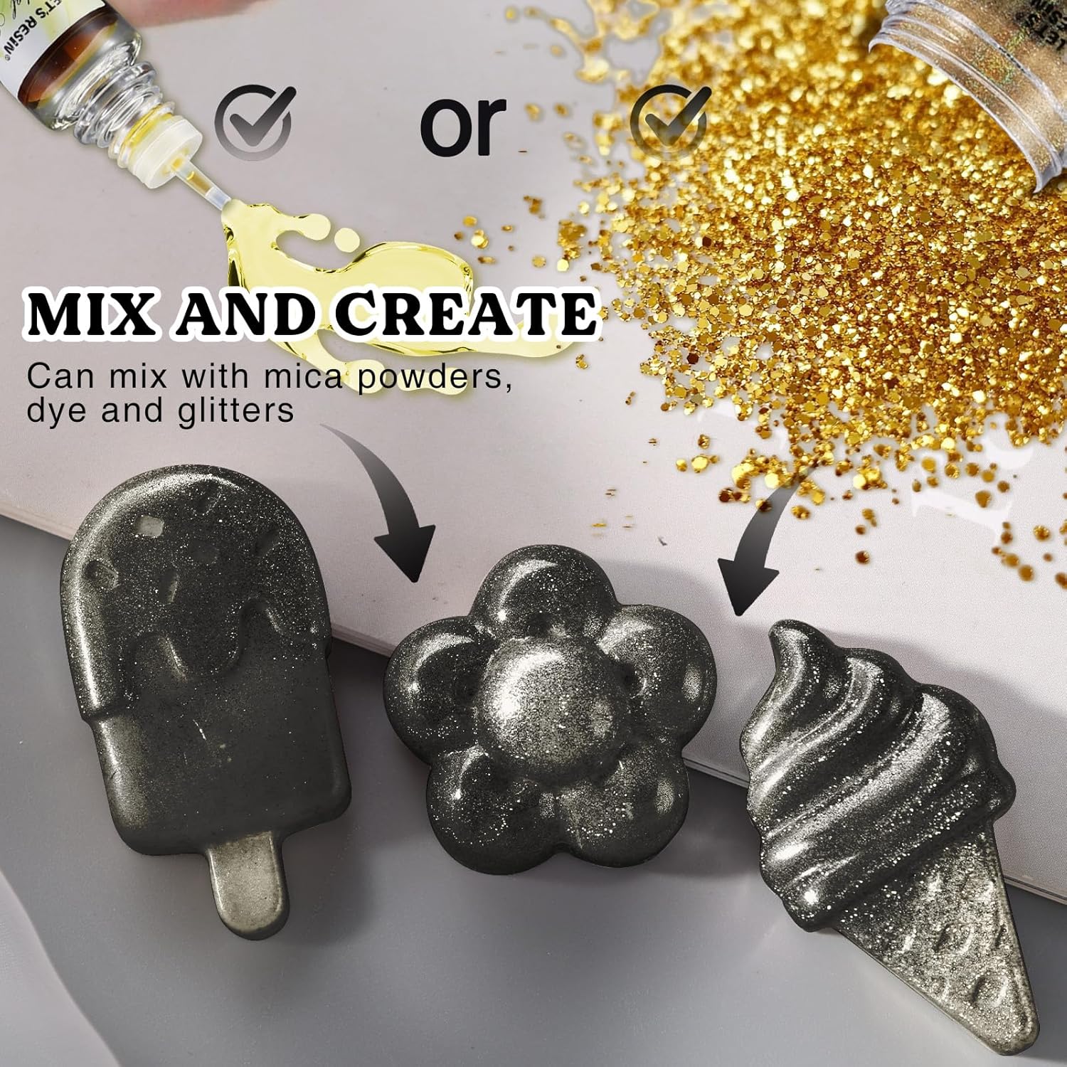 Gekleurde UV-hars 100 g witte  - Jewelry Making Uv Resin Kit recensie en prijs