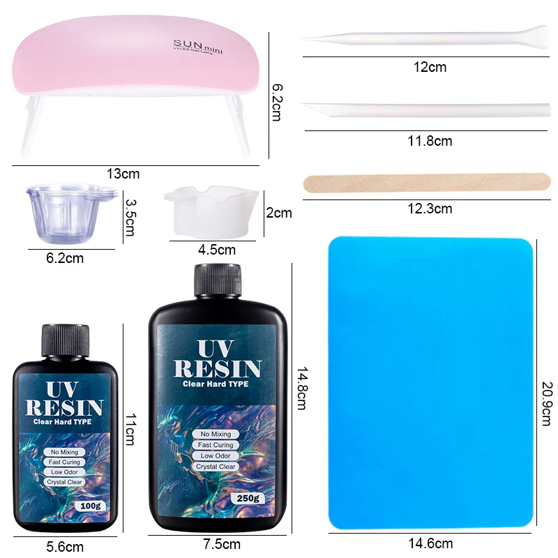 Harde UV-harslijmset Snel uith - Jewelry Making Uv Resin Kit recensie en prijs