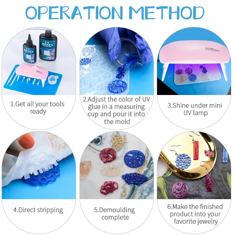 Harde UV-harslijmset Snel uith - Jewelry Making Uv Resin Kit recensie en prijs