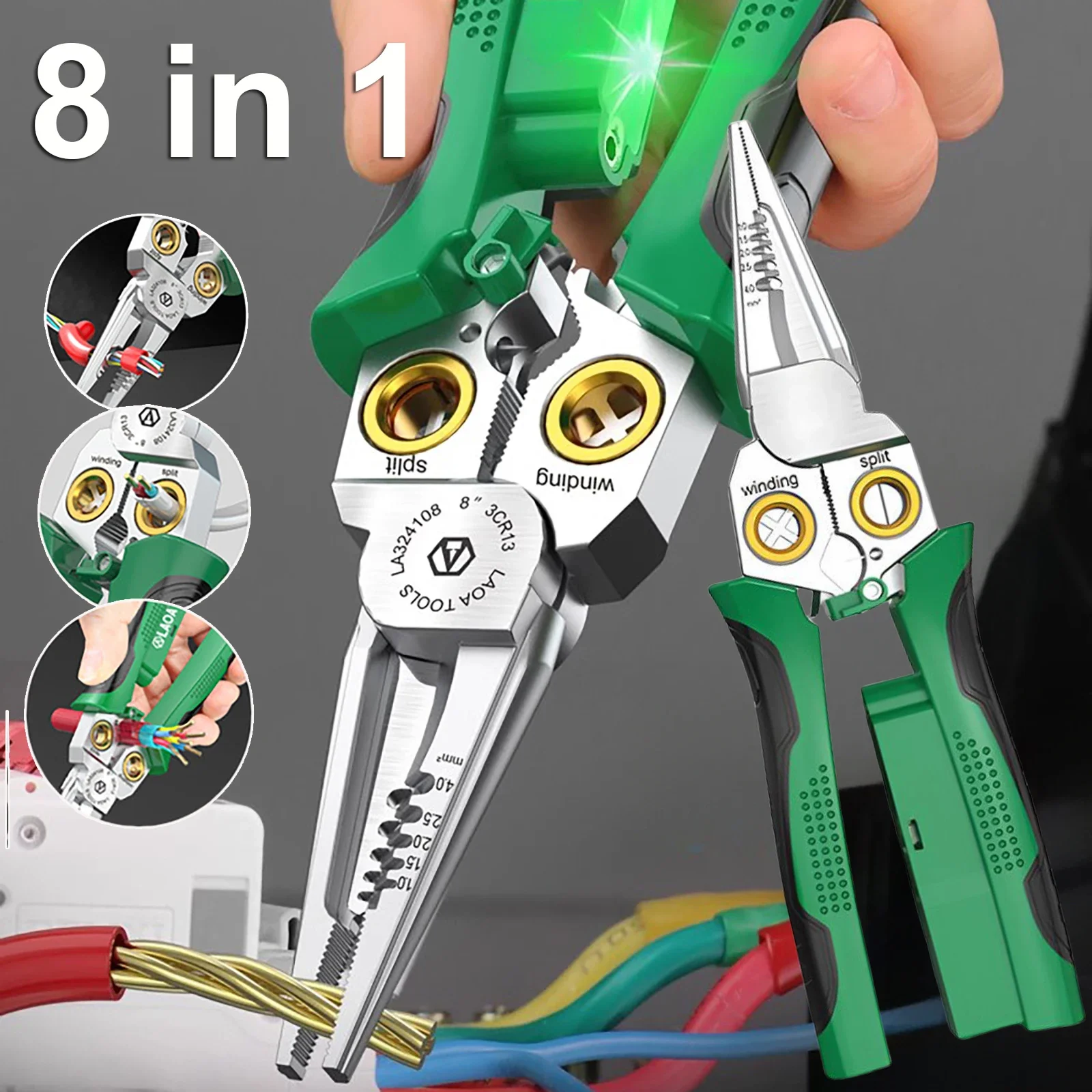 8-in-1 roestvrijstalen draadst - Jewelry Making Needle Nose Pliers recensie en prijs