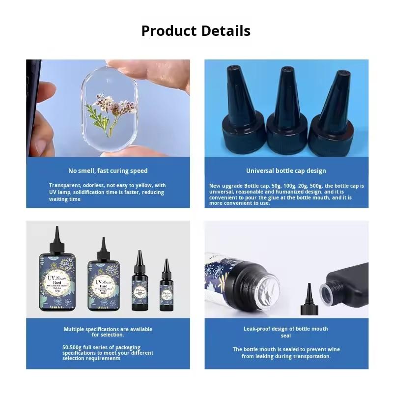 1/2 stuks kristalheldere harde - Jewelry Making Uv Resin Kit recensie en prijs