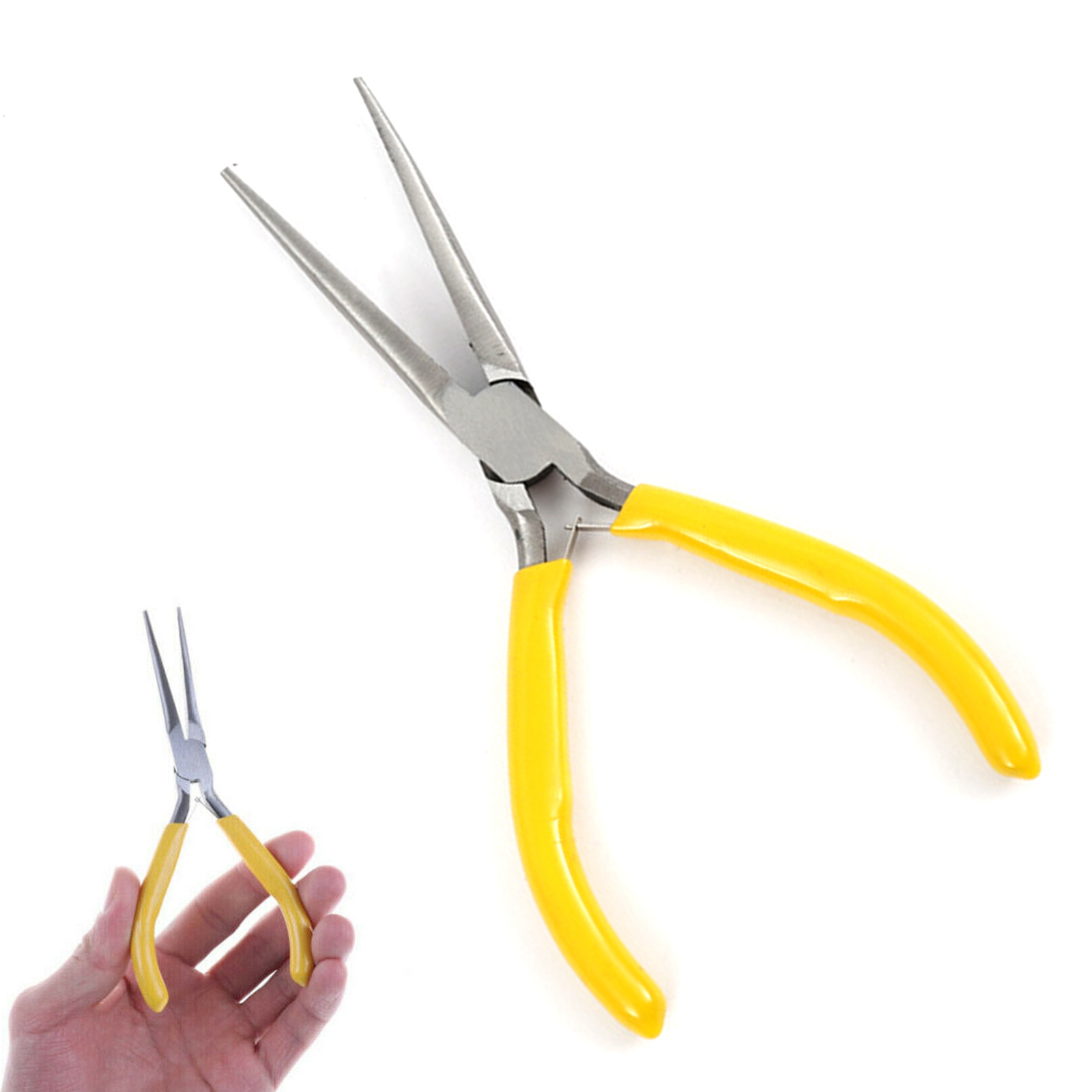 Gele multifunctionele mini-lan - Jewelry Making Needle Nose Pliers recensie en prijs
