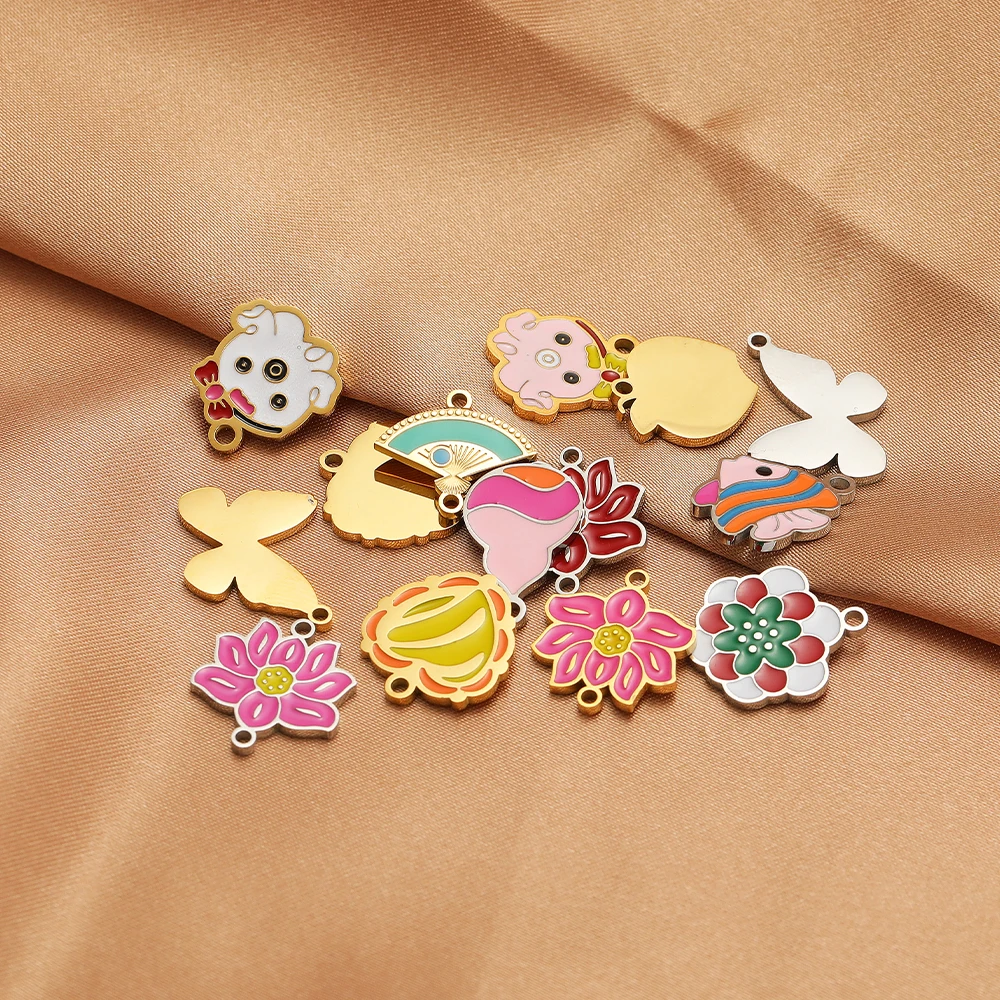 5 stuks roestvrij staal lotus  - Jewelry Making 4 Year Old recensie en prijs