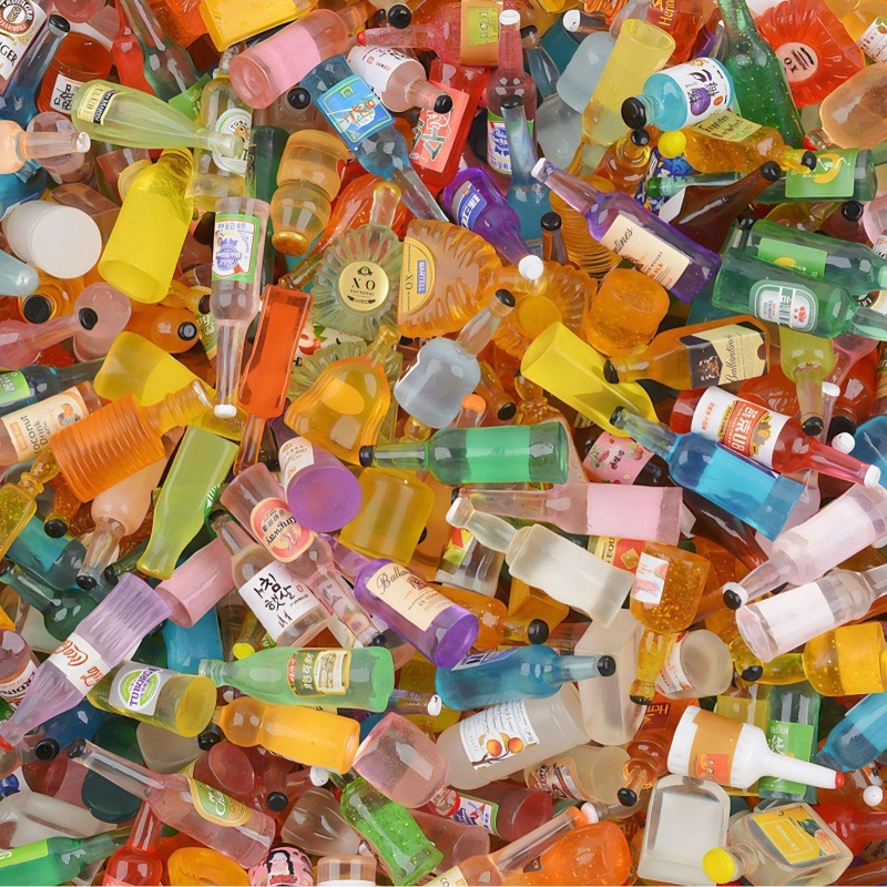 Miniatuur gesimuleerde wijnfle - Jewelry Making Resin recensie en prijs